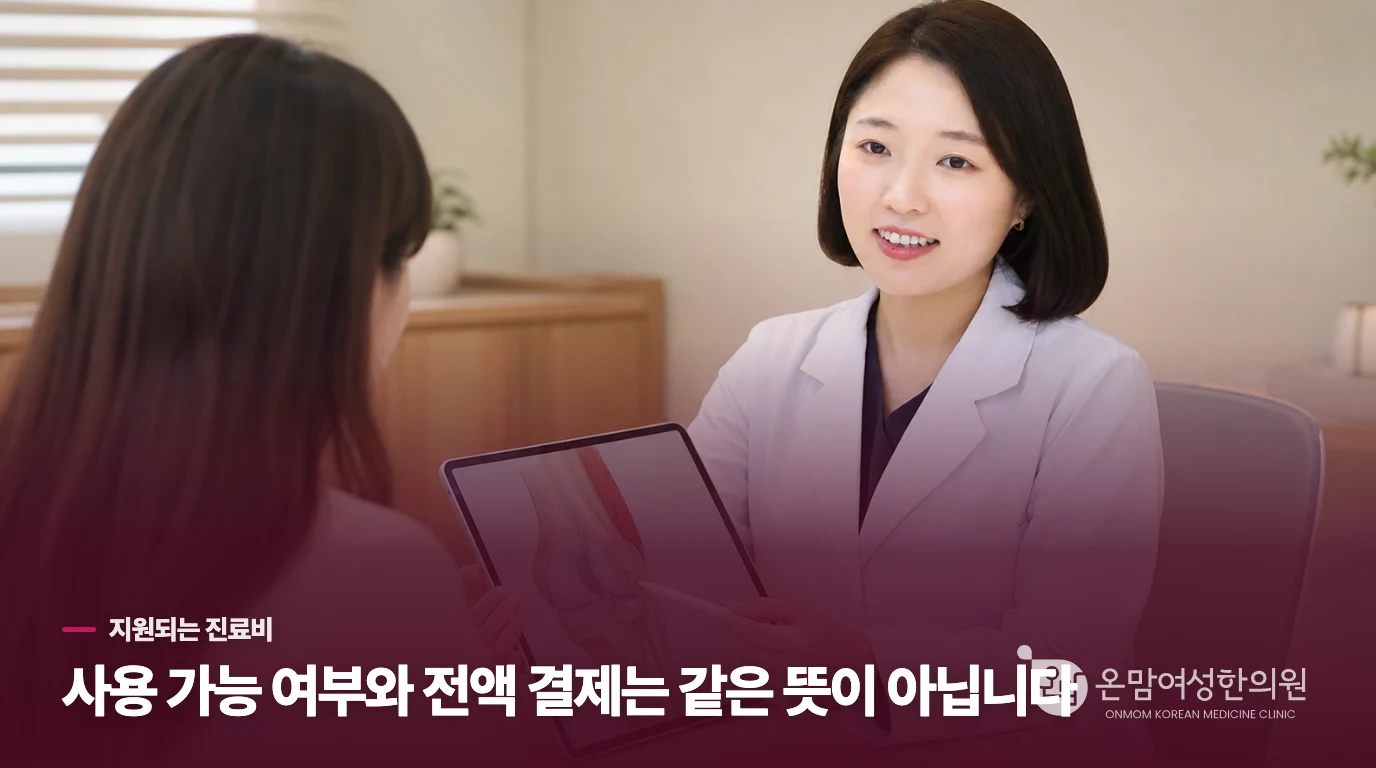 지원 범위는 진료의 목적과 비용 항목으로 갈립니다