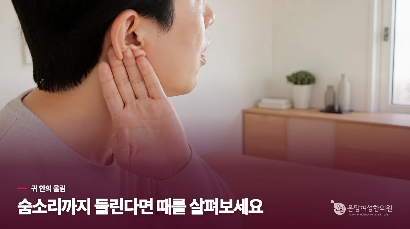 말을 할수록 내 목소리가 귀 안에서 커진다면