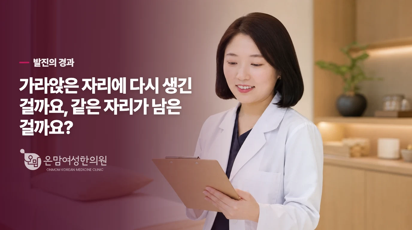 가라앉은 자리에 다시 생긴 걸까요, 같은 자리가 남은 걸까요?