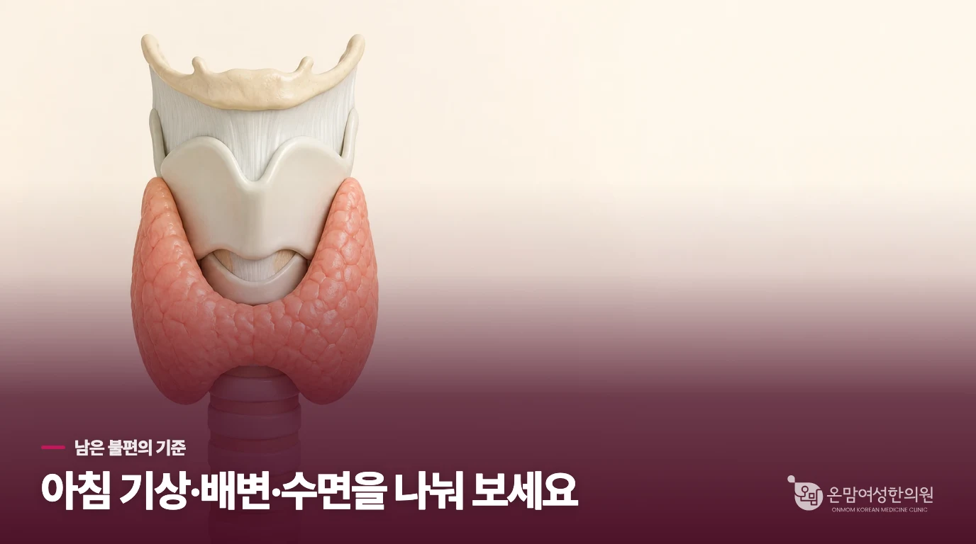 수치가 안정된 뒤에도 남는 불편은 생활 장면별로 나눕니다
