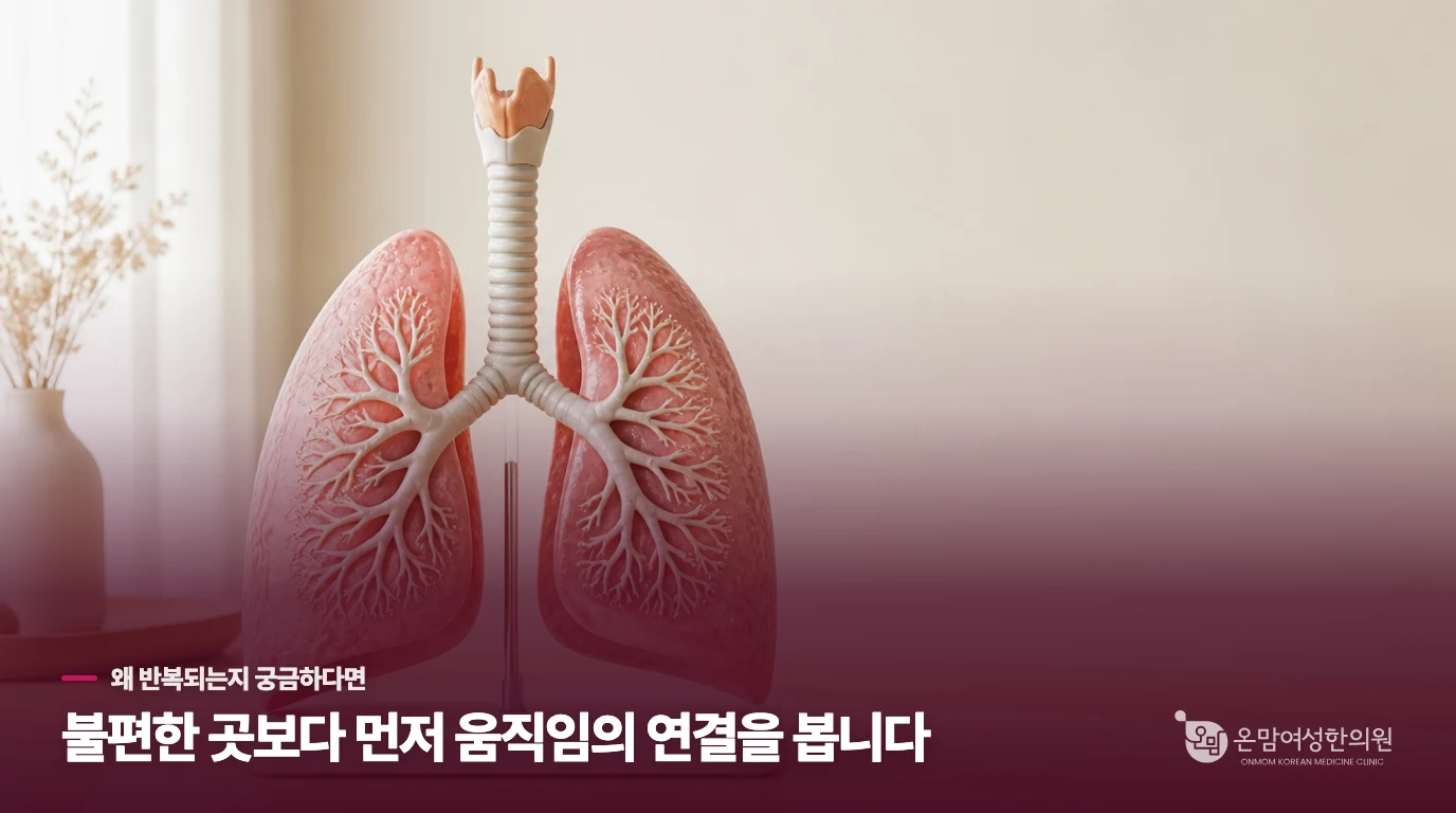 찬바람만 닿으면 기침이 터져서 외출하기가 무서운데 왜 그럴까요?