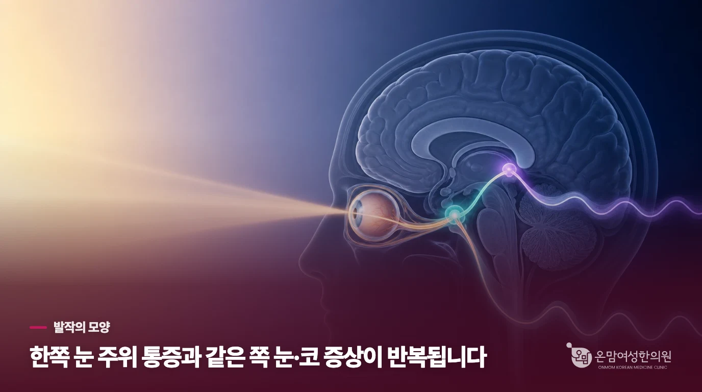 밤마다 같은 쪽 눈이 터질 듯 아픈 이유