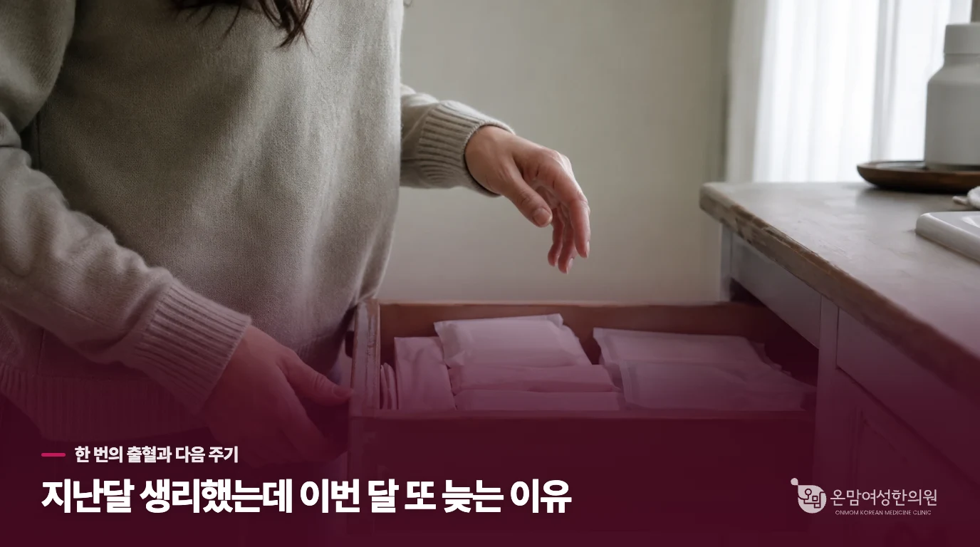 지난달 생리했는데 이번 달 또 늦는 이유
